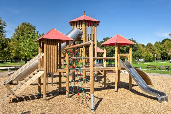 Playground Mulch Installation in Camas